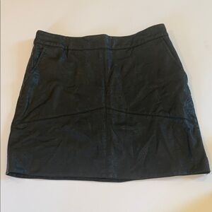 Lulus Black Faux Leather Mini Skirt Women’s Size Small